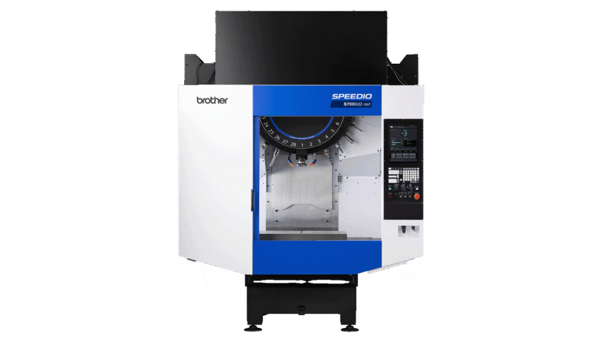 Newemag S700xd2 3 achsen bearbeitungszentrum aussen Ansicht3 mit 100 Werkzeugen brother speedio maschine 16 9