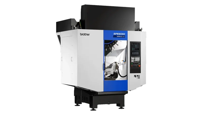 Newemag U500xd2 5 achsen bearbeitungszentrum mit 100 Werkzeugen aussen Ansicht2 brother speedio maschine 16 9