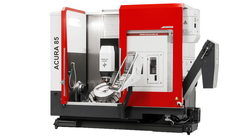 Newemag ACRUA 85 5 achsen bearbeitungszentrum vertikal hedelius werkstueck1 16 9