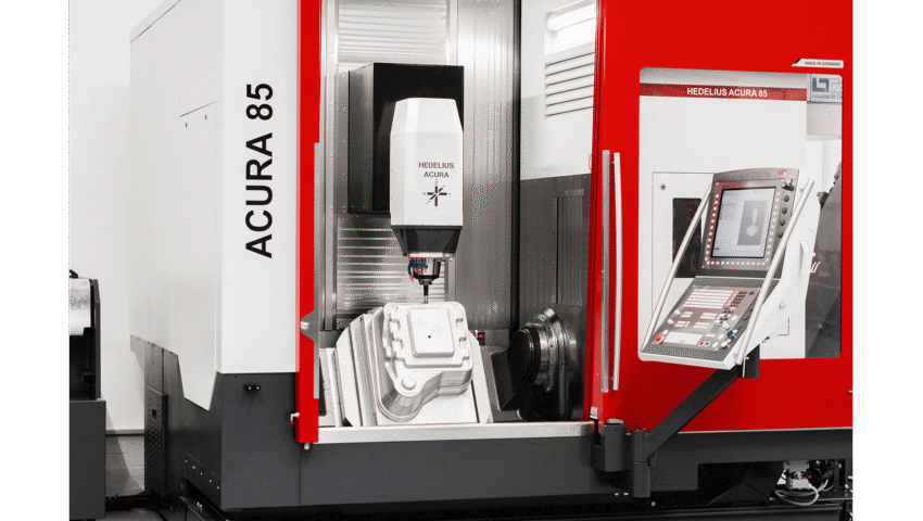 Newemag ACRUA 85 5 achsen bearbeitungszentrum vertikal hedelius werkstueck2 16 9