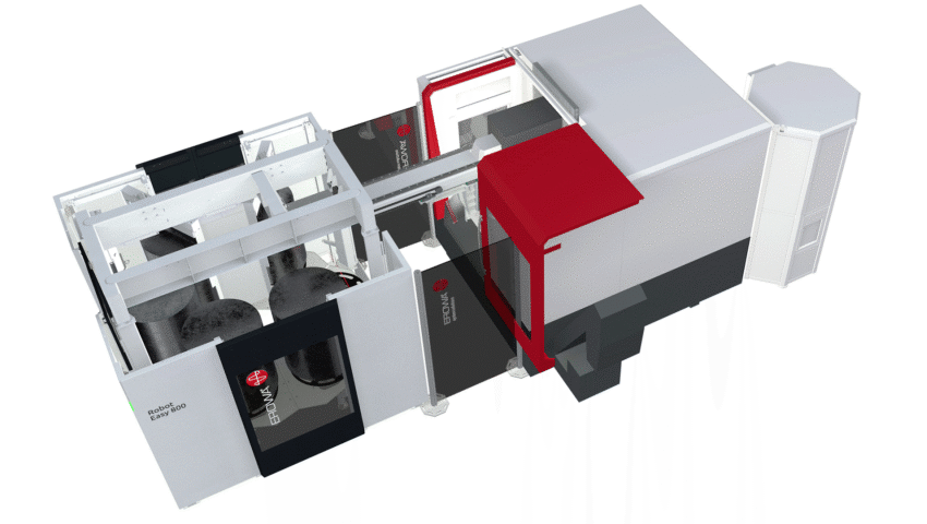 Newemag ACRUA 85 EL 5 achsen bearbeitungszentrum vertikal hedelius Erowa1 16 9