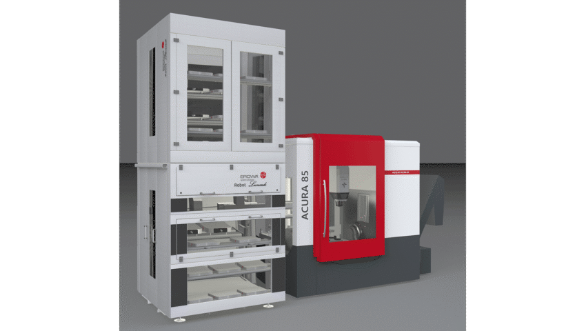 Newemag ACRUA 85 EL 5 achsen bearbeitungszentrum vertikal hedelius Erowa3 16 9