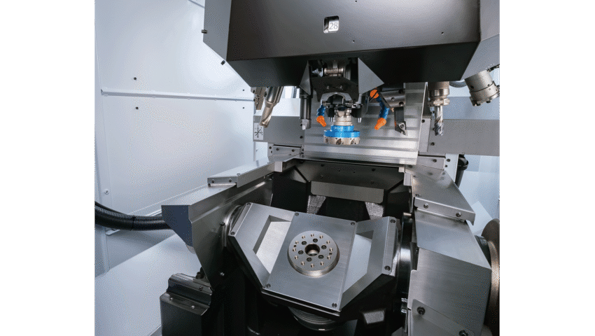 Newemag M200 Xd1 5 achsen bearbeitungszentrum fraesen und drehen brother speedio innen 16 9