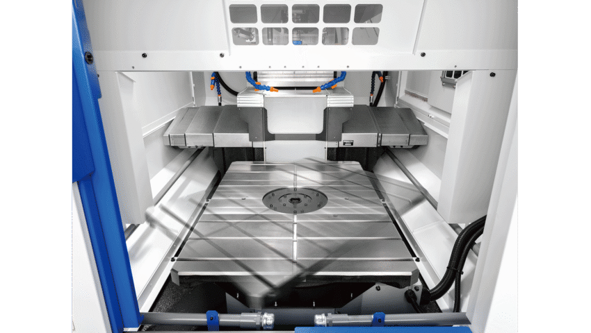 Newemag R450xd1 vertikales 3 achsen bearbeitungszentrum drehpalettentisch brother speedio drehpalettentisch 16 9
