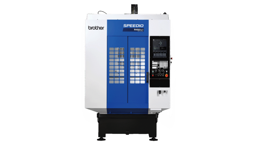 Newemag R450xd1 vertikales 3 achsen bearbeitungszentrum drehpalettentisch brother speedio maschine 16 9