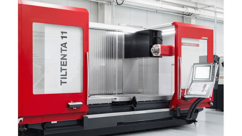 Newemag TILTENTA 11 2600 5 achsen bearbeitungszentrum vertikal hedelius Schwenkspindel1 16 9