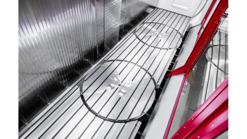 Newemag TILTENTA 11 4600 2 R 5 achsen bearbeitungszentrum vertikal hedelius 2 Rundtische 16 9