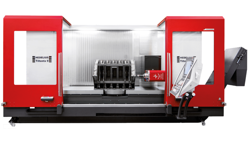 Newemag TILTENTA 9 2600 5 achsen bearbeitungszentrum vertikal hedelius werkstueck1 16 9