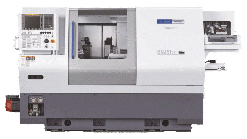 Newemag bnj 51 sy7 7 achsen drehmaschine citizen miyano maschine 16 9