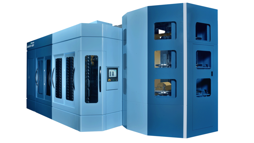 Newemag MAM72 52 V 5 achsen hochleistungs bearbeitungszentrum matsuura Werkzeugmagazin 16 9