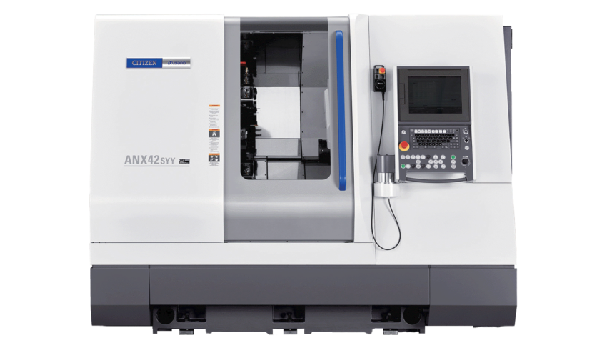 Newemag anx 42 syy 10 achsen drehmaschine citizen miyano lfv Kurspaene maschine 16 9